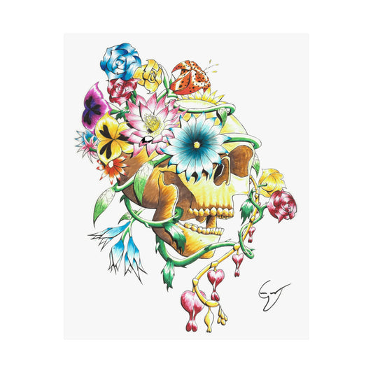 Skull n Flowers